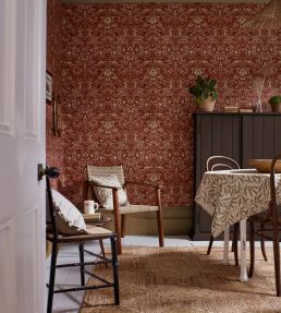 Bird Wallpaper by Morris & Co Boughs Green
