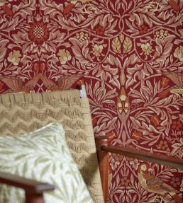 Bird Wallpaper by Morris & Co Madder/Weld