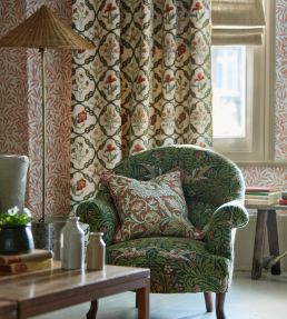 Bird Tapestry Fabric by Morris & Co Tump Green