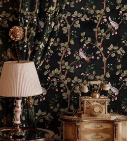 Birds Prosperity Wallpaper by Coordonne Onyx