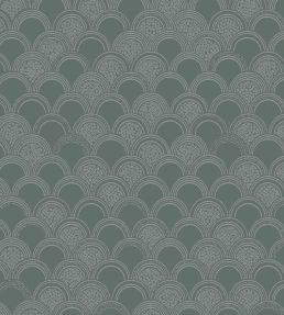 Birgit Wallpaper by Borastapeter Green