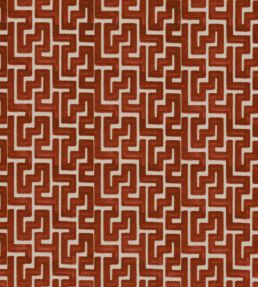Biscaya Fabric by Camengo Terracotta