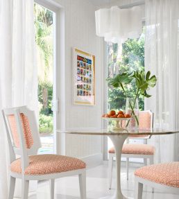 Bistro Fabric by Thibaut Mandarin