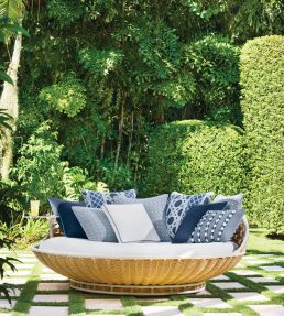 Bistro Fabric by Thibaut Navy
