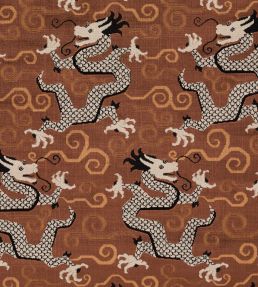 Bixi Velvet Fabric by Schumacher Bronze