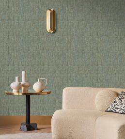 Bizen Wallpaper by Casamance Lichen