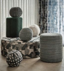 Bjorn Fabric by Clarke & Clarke Denim