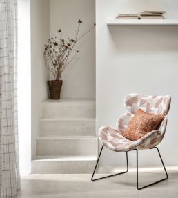 Bjorn Fabric by Clarke & Clarke Rust