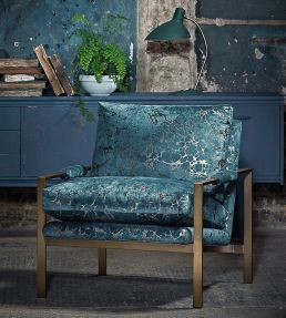 Marmori Fabric by Black Edition Teal