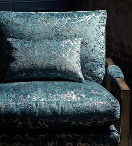 Marmori Fabric by Black Edition Teal