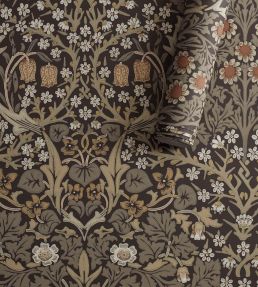 Blackthorn Wallpaper by Morris & Co Charcoal