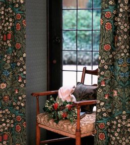 Blackthorn Fabric by Morris & Co Green