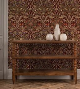 Blackthorn Wallpaper by Morris & Co Rosewood