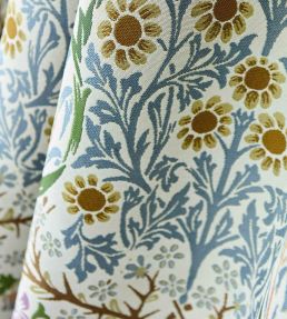 Blackthorn Weave Outdoor Fabric by Morris & Co Indigo