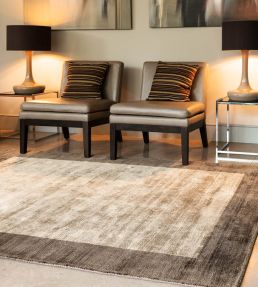 Asiatic Blade Border rug Mocha, Chocolate BLADB168-03-120170 Mocha, Chocolate