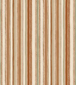 Blanket Stripe Grasscloth Wallpaper by Madeaux 02 Sienna