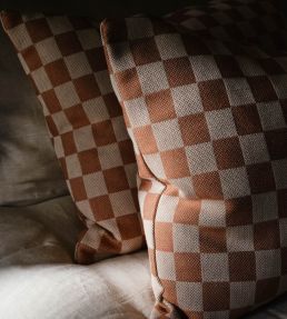Blenets Check Mini Fabric by Harlequin Oatmeal
