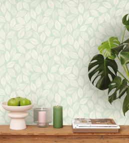 Bliss Wallpaper by Caselio Vert D'Eau