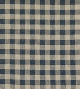 Block Check Fabric by Baker Lifestyle Indigo