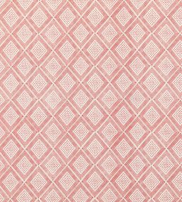 Block Trellis Fabric by Baker Lifestyle Rustic Red