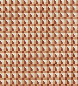 Blocks Fabric by Harlequin Paprika / Bark / Bleached Coral