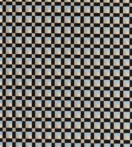 Blocks Fabric by Harlequin Cornflower / Black Earth / Sketched