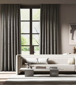 Blocks Fabric by Harlequin Black Earth / Sketched / Diffused Light