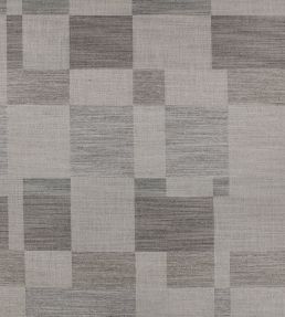Blocks Fabric by Mark Alexander Gunmetal
