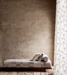 Blocks Fabric by Mark Alexander Silverbirch
