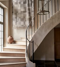 Blocks Fabric by Mark Alexander Silverbirch