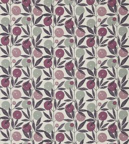 Blomma Fabric by Scion Heather / Damson / Stone