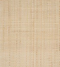 Blonde Raffia Wallpaper by Schumacher Wheat