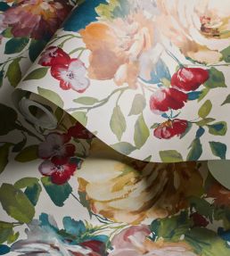 Bloom Wallpaper by Clarke & Clarke Multi