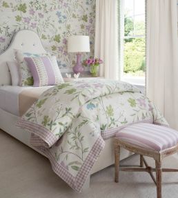 Bloom Fabric by Thibaut Lilac