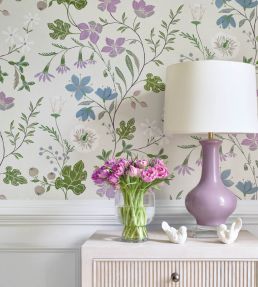 Bloom Wallpaper by Thibaut Natural