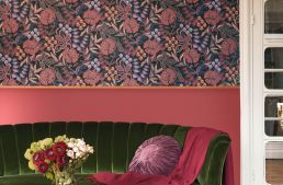 Bloomsbury Wallpaper by Casadeco Rouille