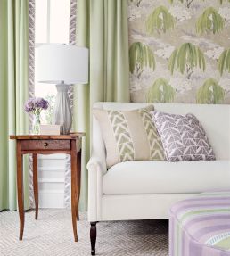 Bloomsbury Square Fabric by Anna French Blue