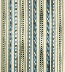 Bloomsbury Stripe Fabric by Morris & Co Woad/Thyme