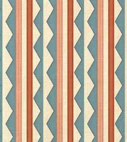 Bloomsbury Stripes Fabric by Ottoline Denim Blue