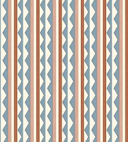 Bloomsbury Stripes Wallpaper by Ottoline Denim Blue