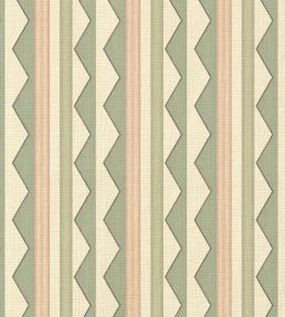 Bloomsbury Stripes Fabric by Ottoline Soft Sage Green