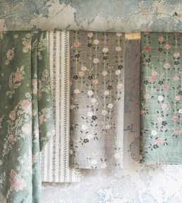 Blossom Fabric by Lewis & Wood Saffron Sky