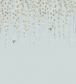 Blossom Mural by Thibaut Blue
