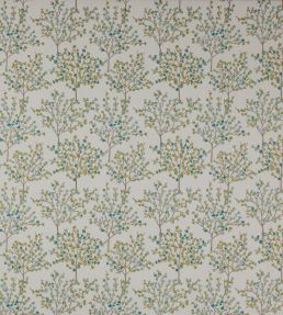 Blossom Tree Fabric by Jane Churchill Lime / Aqua