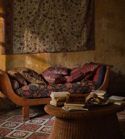 Blostma Tapestry Fabric by Zoffany Tabac