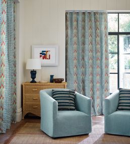 Bodhi Fabric by Jane Churchill Blue/Multi