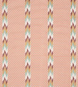 Bodhi Fabric by Jane Churchill Red/Multi