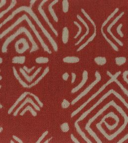 Bogolan Fabric by Titley and Marr Terracotta
