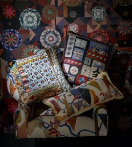 Bohemian Rapsody Cushion 50 x 50cm by Christian Lacroix Mosaique