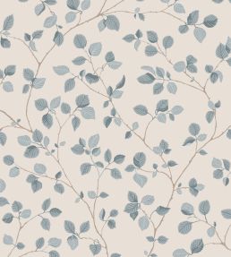 Bokskog Wallpaper by Sandberg Misty Blue